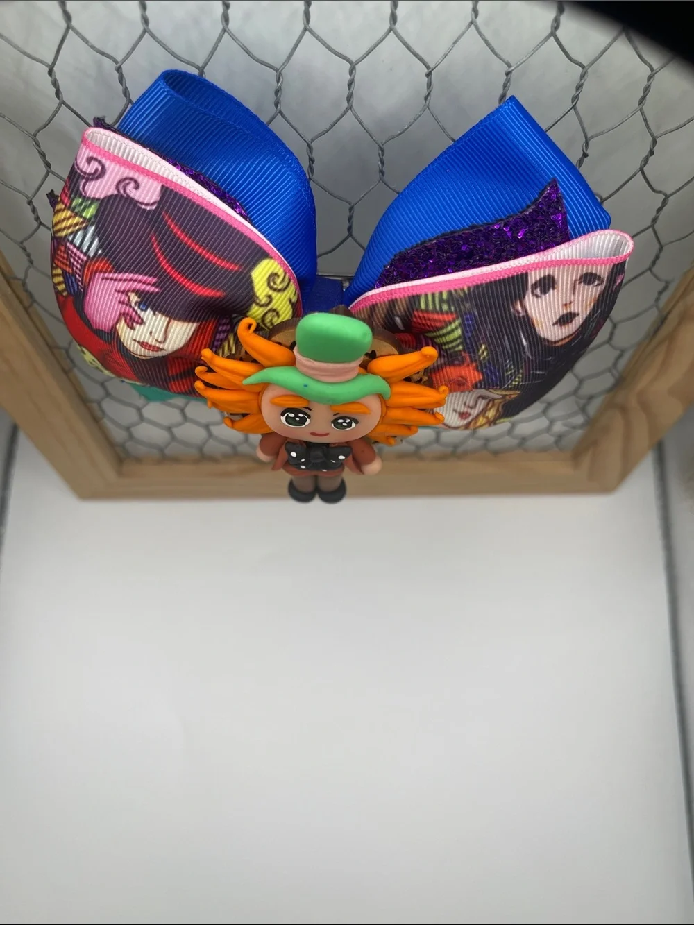 Handmade Gothic Fantasy Character Hair Bow